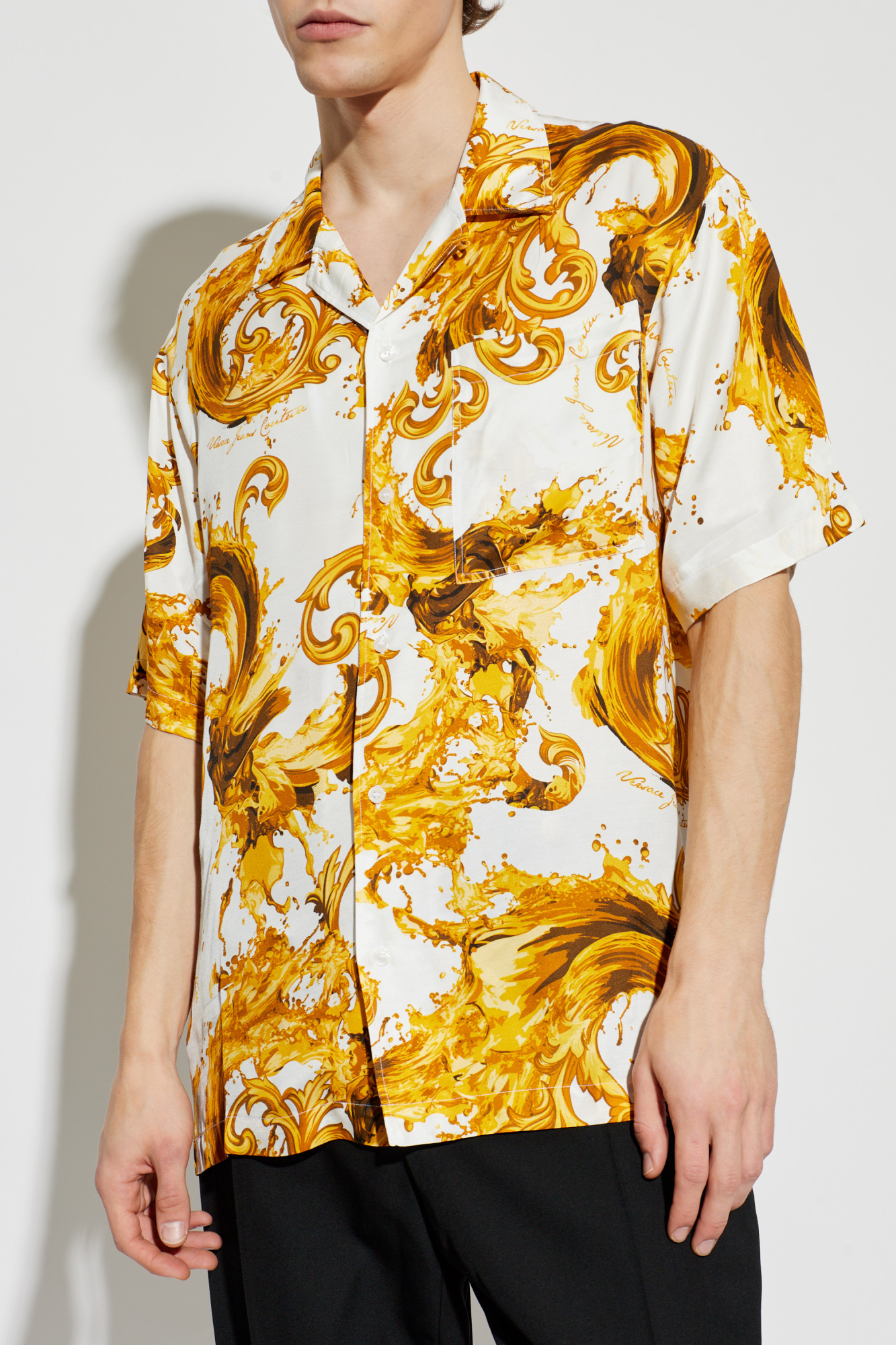 Versace Jeans Couture Shirt with 'barocco' pattern | Men's | Vitkac